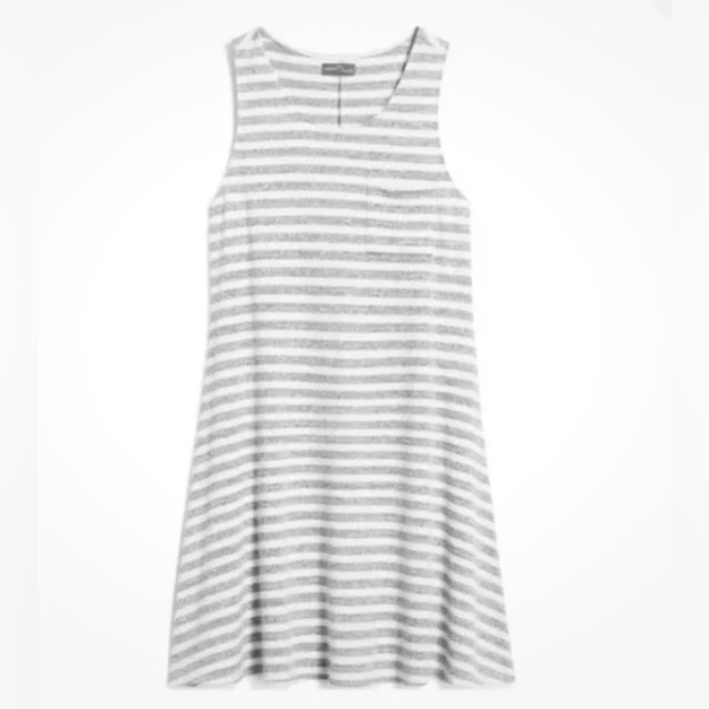 NWT Market And Spruce Meg Knit Dress White Gray size small